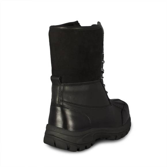 NEW CLOUD NINE ladies sheepskin tundra boot in black - Picture 3 of 6